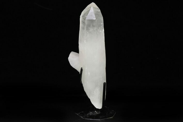 Huge, Natural Quartz Point With Metal Stand #206907